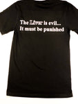 T-Shirt, "THE LIVER IS EVIL, IT MUST BE PUNISHED"