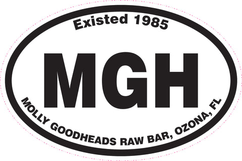 6" Molly Goodheads Oval Sticker